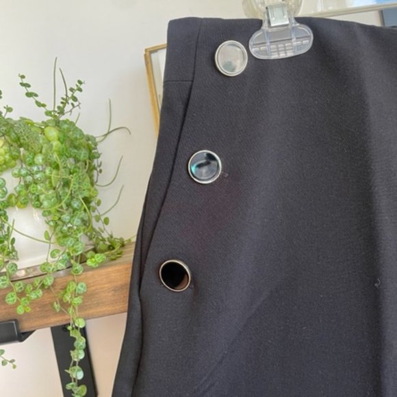 Mango Cropped Button Pants 1XL - NWT - Picture 8 of 10